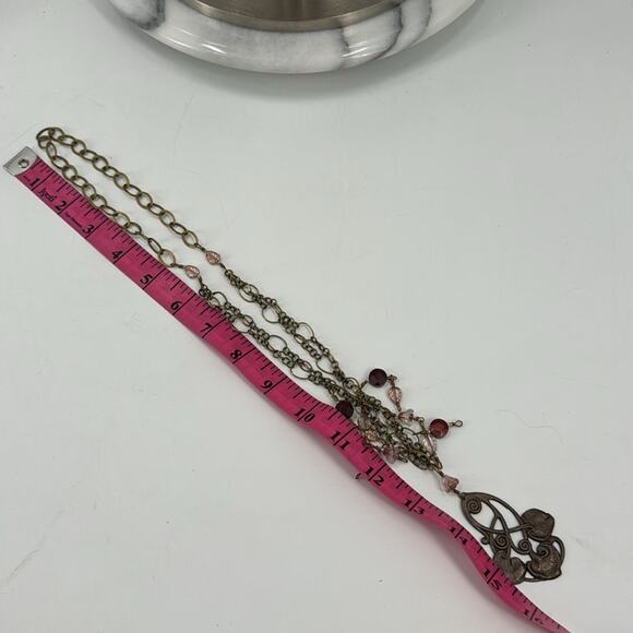 Handmade fairycore necklace with mookaite stones - Picture 4 of 4